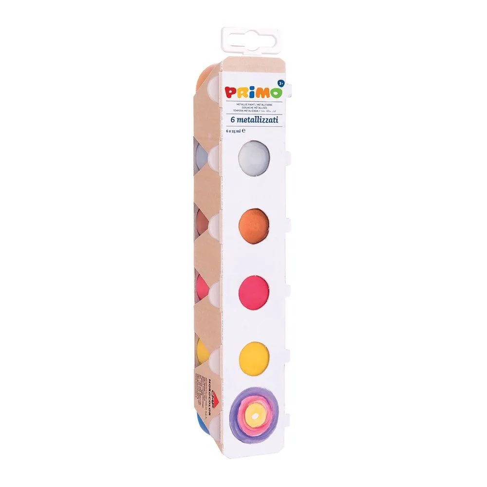 Tempera Morocolor Primo, 25 ml, 6 culori/cutie