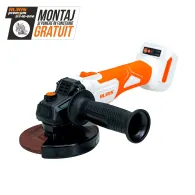 polizor unghiular pe acumulator ruris rmx4125