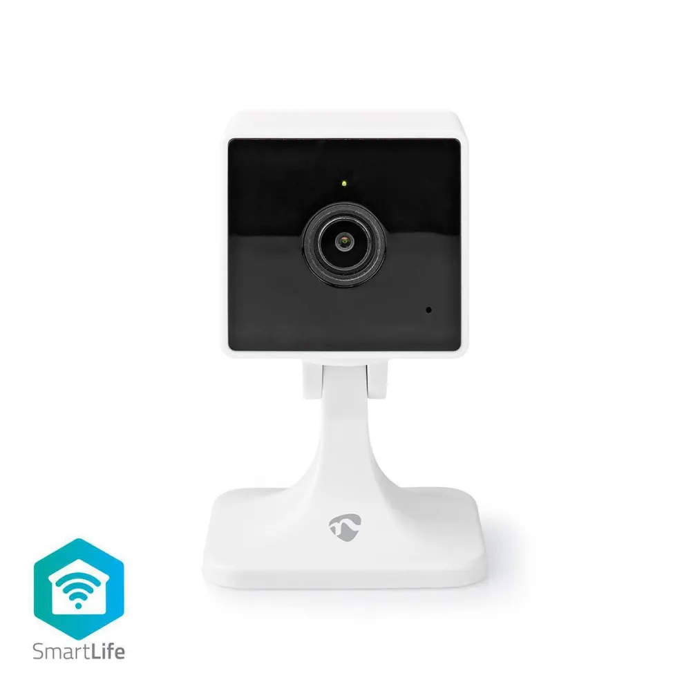 Camera IP Smart Wi-Fi Nedis, Full HD, Cloud / microSD, vedere nocturna, alb