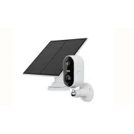 Pachet camera de supraveghere pentru exterior Arenti GO1+SP2, panou solar, 3MP, PIR, microfon, alb