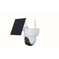 Pachet camera de supraveghere pentru exterior Arenti GO2T+SP2, panou solar, 3MP, PIR, microfon, alb
