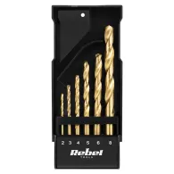 SET 6 BURGHIE METAL HSS 2-8MM REBEL