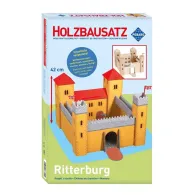 Pebaro 887, Kit constructie, castel de lemn, 61 piese