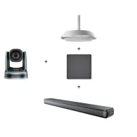 Pachet videoconferinta cu audio si speakerphone cu prindere in tavan