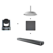 Pachet videoconferinta cu audio si speakerphone cu prindere in tavan