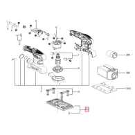 SKIL 2826644001, Kit placa de baza pentru slefuitorul cu vibratii 7362