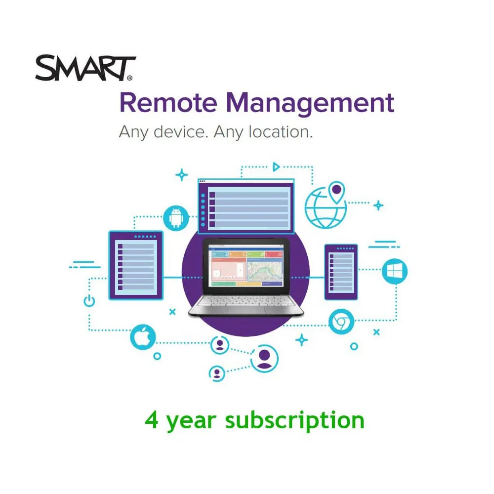 Software SMART Remote Management- 4 year subscription