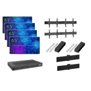 Solutie Videowall SWEDX 130'' format 2 x 2, 4K, Matrix controller 2 x 2, bezel 3,5mm