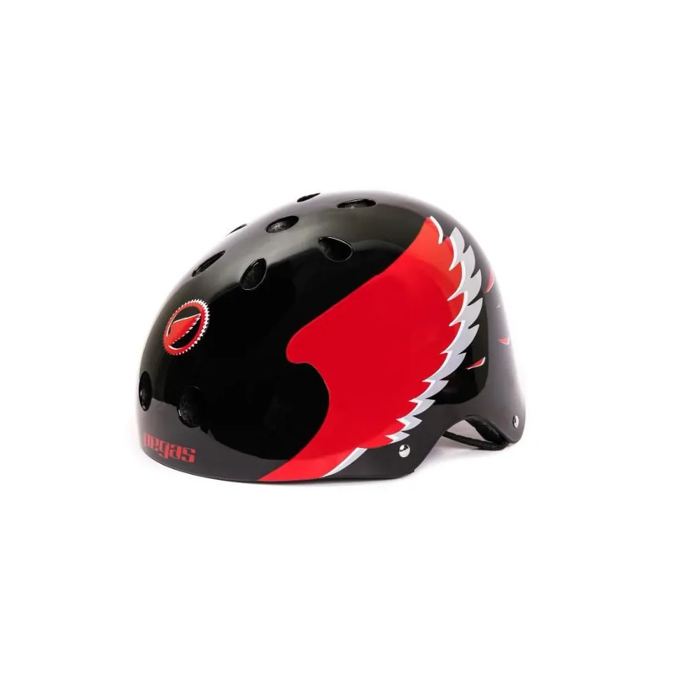 Casca Pegas Robita, L (57-59), Negru/Rosu