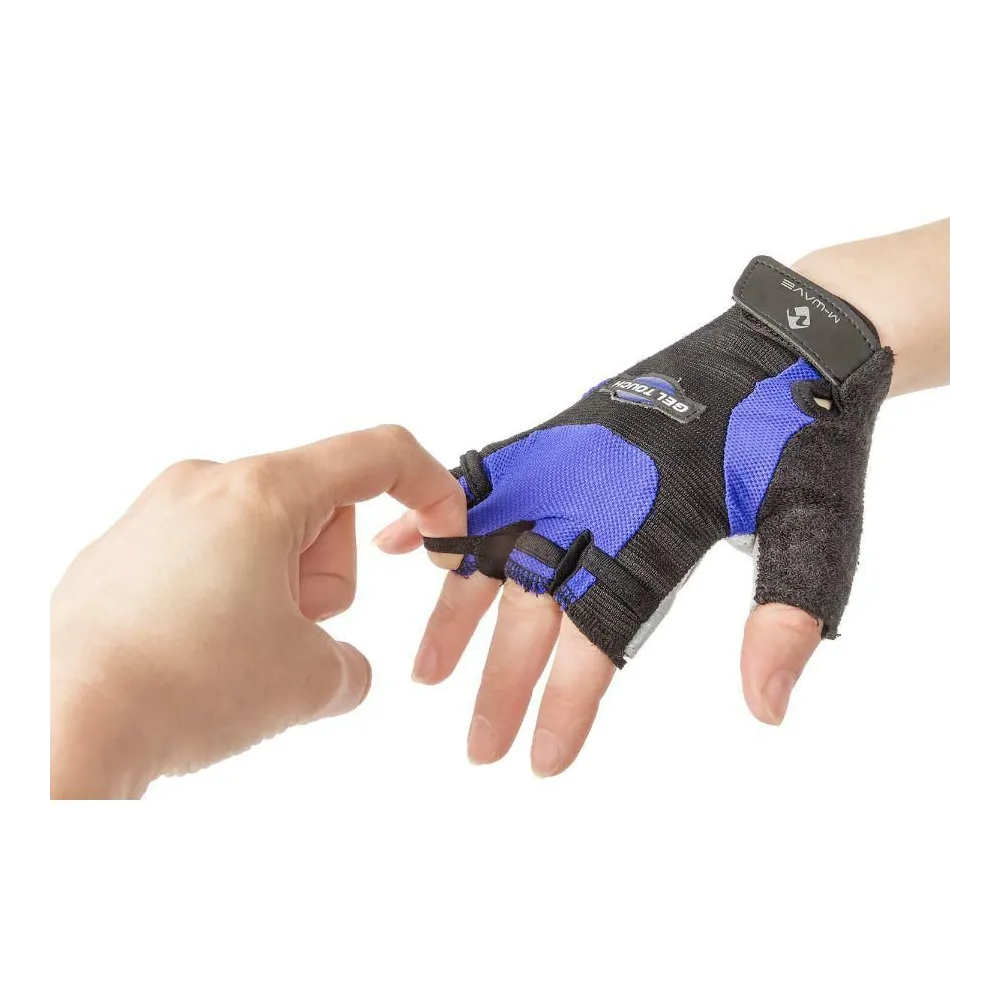 Manusi Ciclism M-WAVE XL(Albastru/Negru)