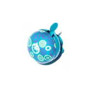 Sonerie Ding-Dong Pegas 60mm, model 6, Otel, Verde cu Mov+Bej