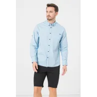 CAMASA CASUAL BARBATI LIGHT BLUE XXL
