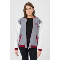 W JACHETA BOMBER GRI GRENA XS