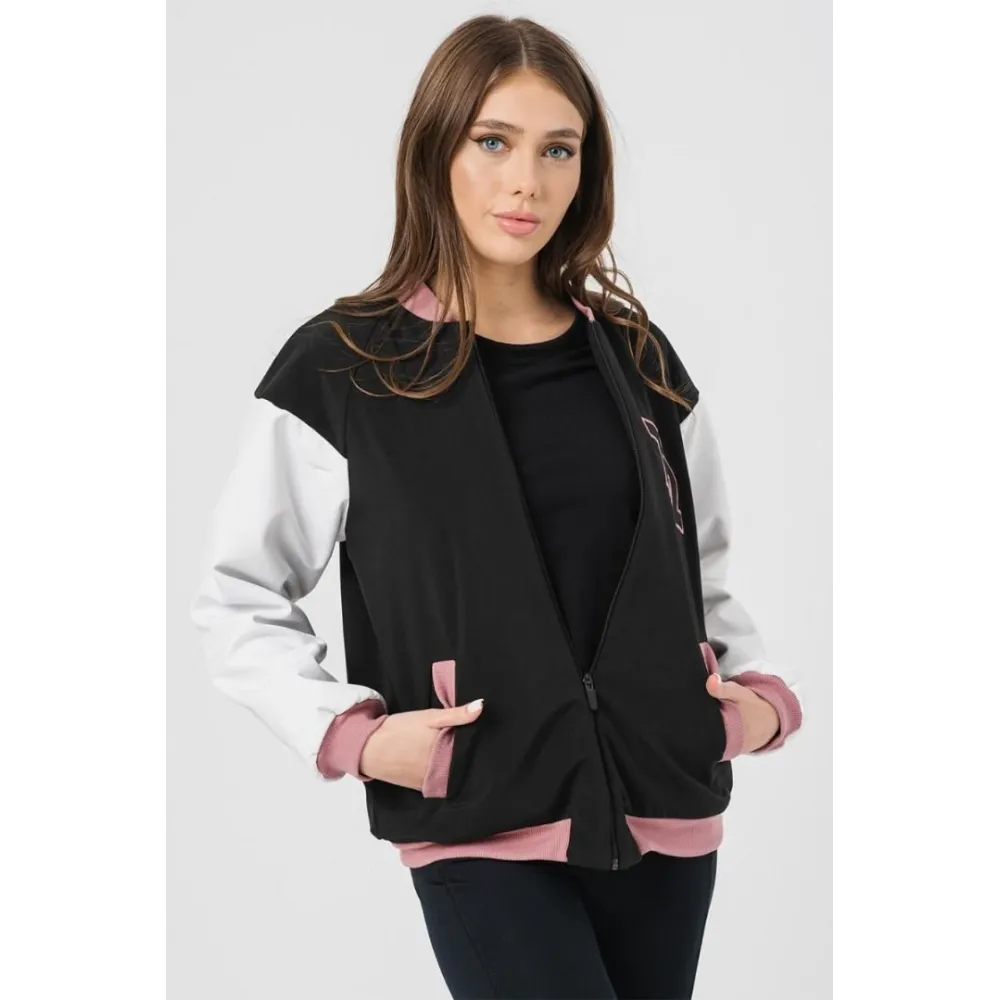 W JACHETA BOMBER PINK S