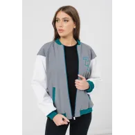 W JACHETA BOMBER GRI PETROL S