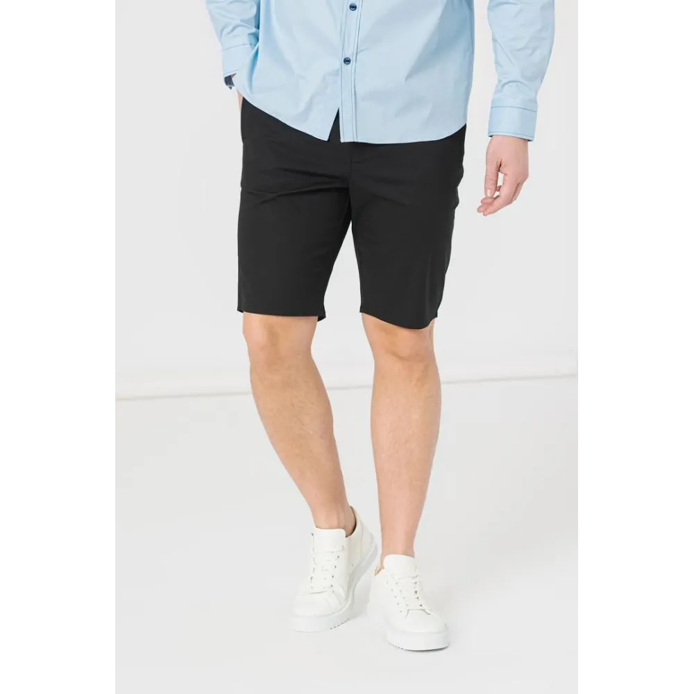 PANTALONI SCURT CASUAL BARBATI BLACK S
