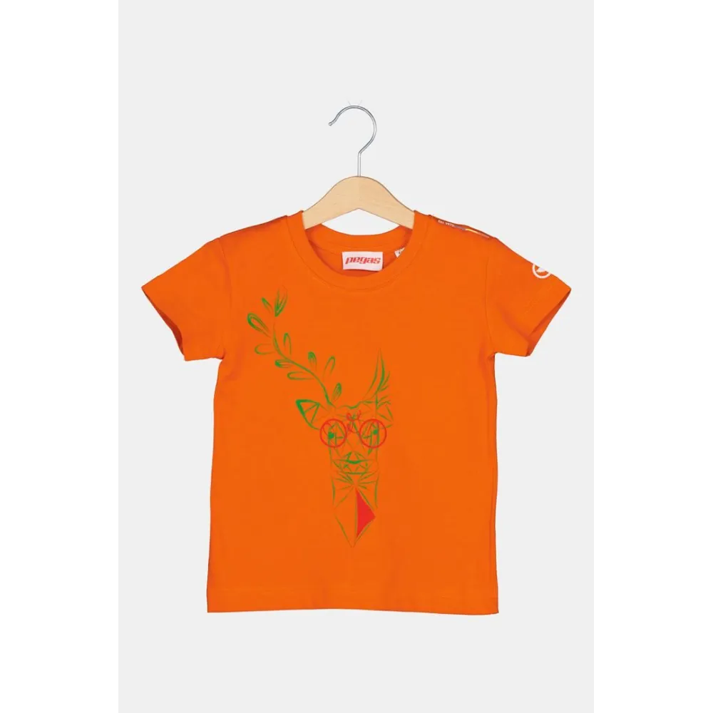 TRICOU CERB FAMILIE COPII ORANGE-6