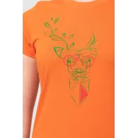 TRICOU CERB FAMILIE FEMEIORANGE-L