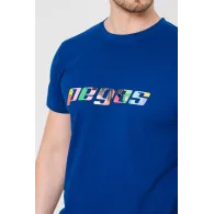 TRICOU LOGO MULTICOLOR BARBATI ROYAL BLUE-L