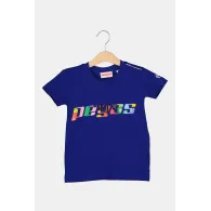TRICOU LOGO MULTICOLOR COPII ROYAL BLUE-6