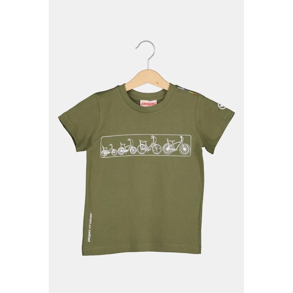 TRICOU MULTIBIKE PEGAS COPII KHAKI-4