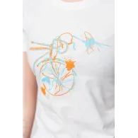 TSHIRT CASUAL F BICICLETA COLOR WHITE-S