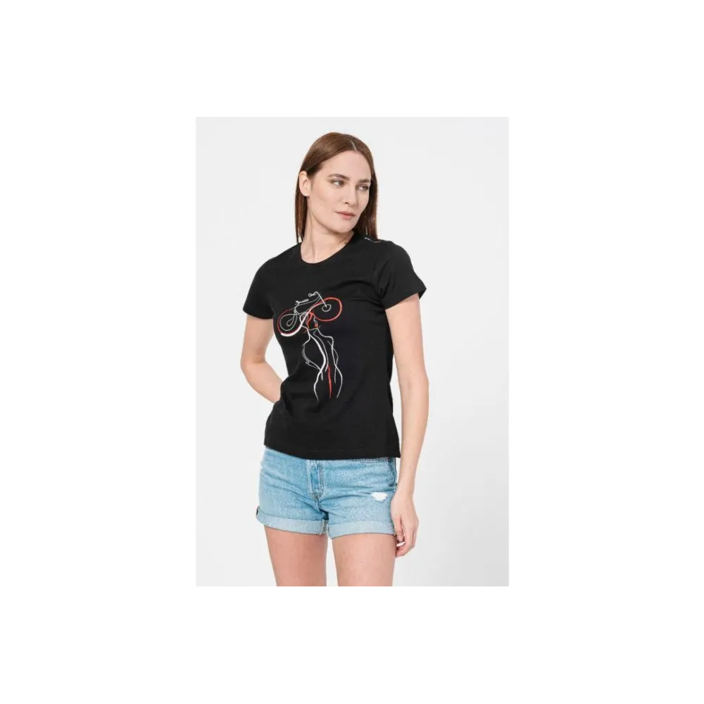 TSHIRT CASUAL F DOAMNA CU... BLACK-L