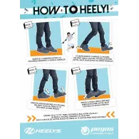 ROLE HEELYS FLOW 40.5 ALBASTRU NEGRU LIME