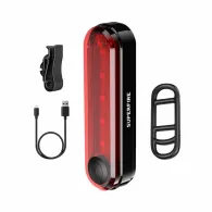 Lumină spate pentru biciclete Superfire BTL01, USB, 230mAh