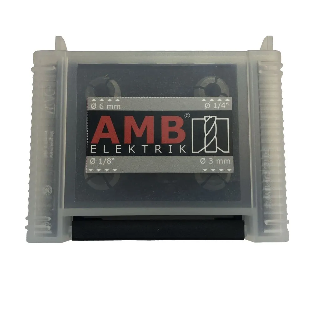 Set 4 bucsi elastice, 3, 6, 1/8", 1/4" AMB (kress) plus o piulita