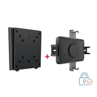 Pachet Suport perete fix Multibrackets MB-2988 si Carcasa securizata tableta cu montari multiple Multibrackets MB-0341