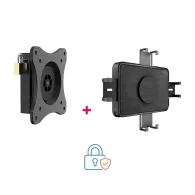 Suport tableta perete securizabil Multibrackets MB-3497 + MB-0341