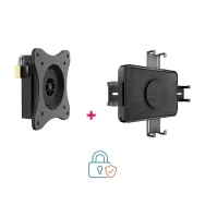 Suport tableta perete securizabil Multibrackets MB-3497 + MB-0341