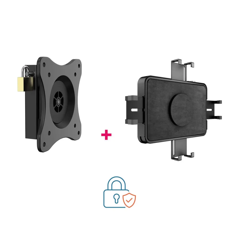 Suport tableta perete securizabil Multibrackets MB-3497 + MB-0341