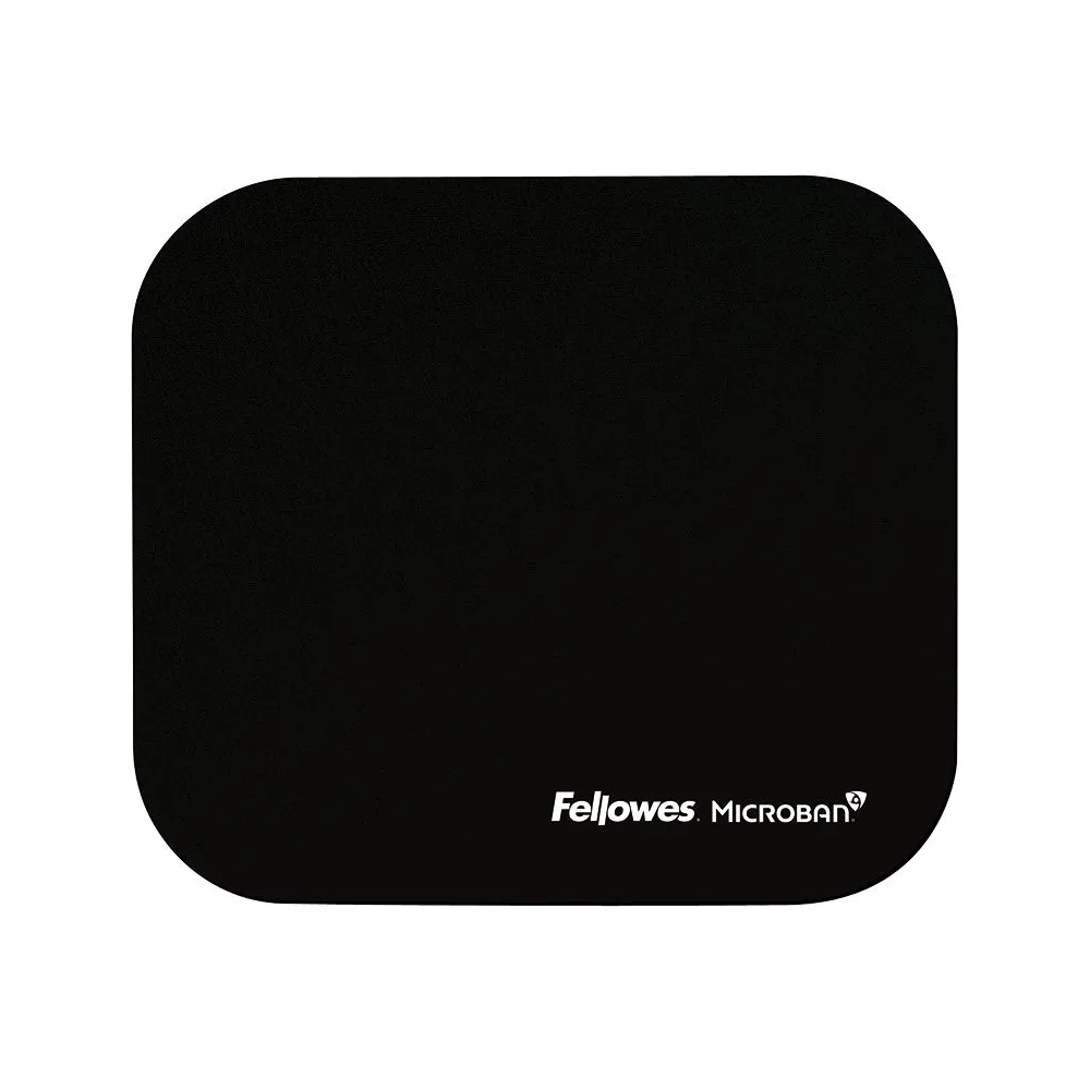 Mousepad cu protectie antibacteriana Fellowes Microban, negru