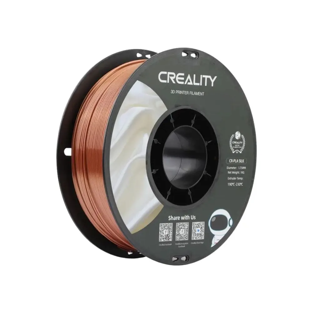 CR-Silk PLA Filament Creality (cupru roșu)