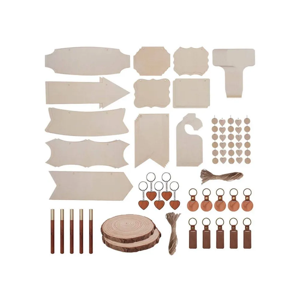 LaserPecker Set de materiale de gravură în lemn (190 buc)