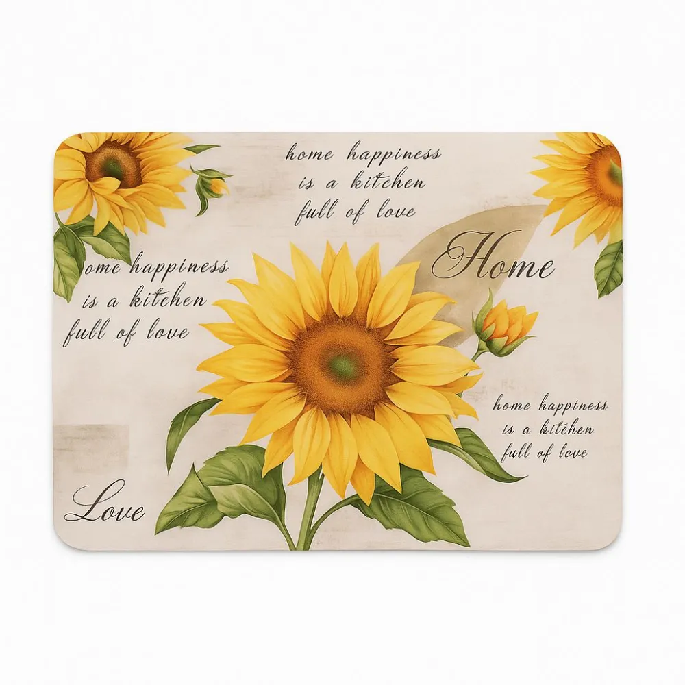 Covoras printat 40x60 Sunflower
