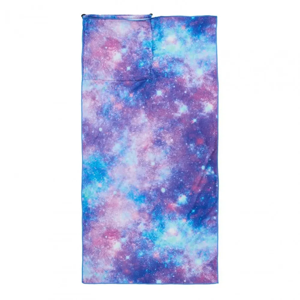 "Beach Towel with bagback 70x140 cm GalaxyMaterial : 100% polyester 220 GSM"