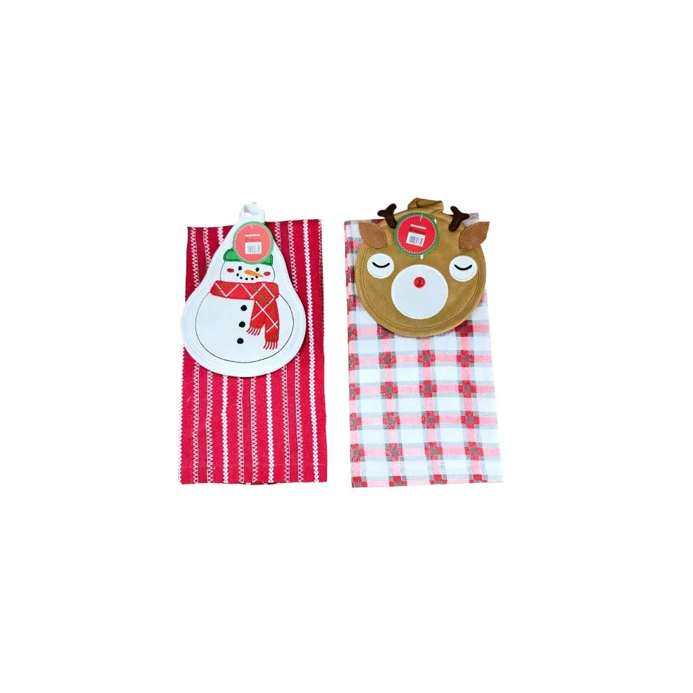 Set 2 piese bucatarie:suport vase,prosop