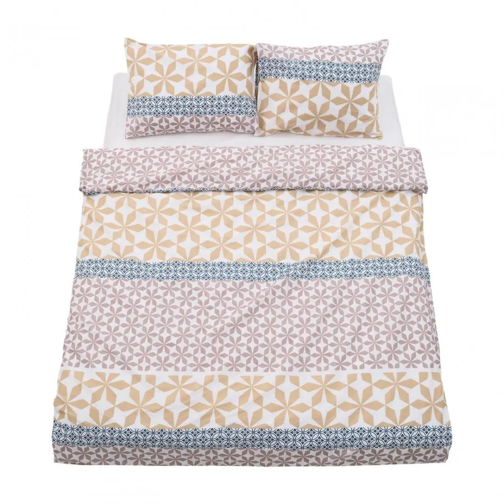 Lenjerie dubla 100% bumbac,4 piese, Milo