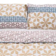 Lenjerie dubla 100% bumbac,4 piese, Milo