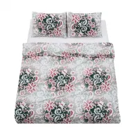 Lenjerie dubla 100% bumbac,4 piese, Vera