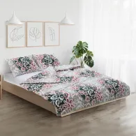 Lenjerie dubla 100% bumbac,4 piese, Vera