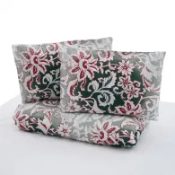 Lenjerie dubla 100% bumbac,4 piese, Vera