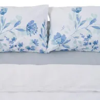 Lenjerie Dubla BBC 4 piese, 132TC - Mist