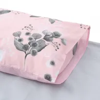 Lenjerie Dubla BBC 4 piese, 132TC - Rose