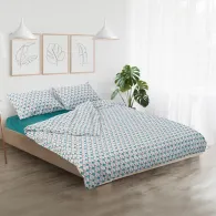 Lenjerie Dubla BBC 4 piese, 132TC -Rubin