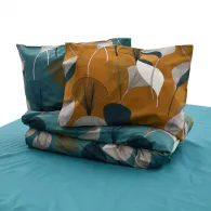 Lenjerie dubla,100%bumbac,4 piese,Clara