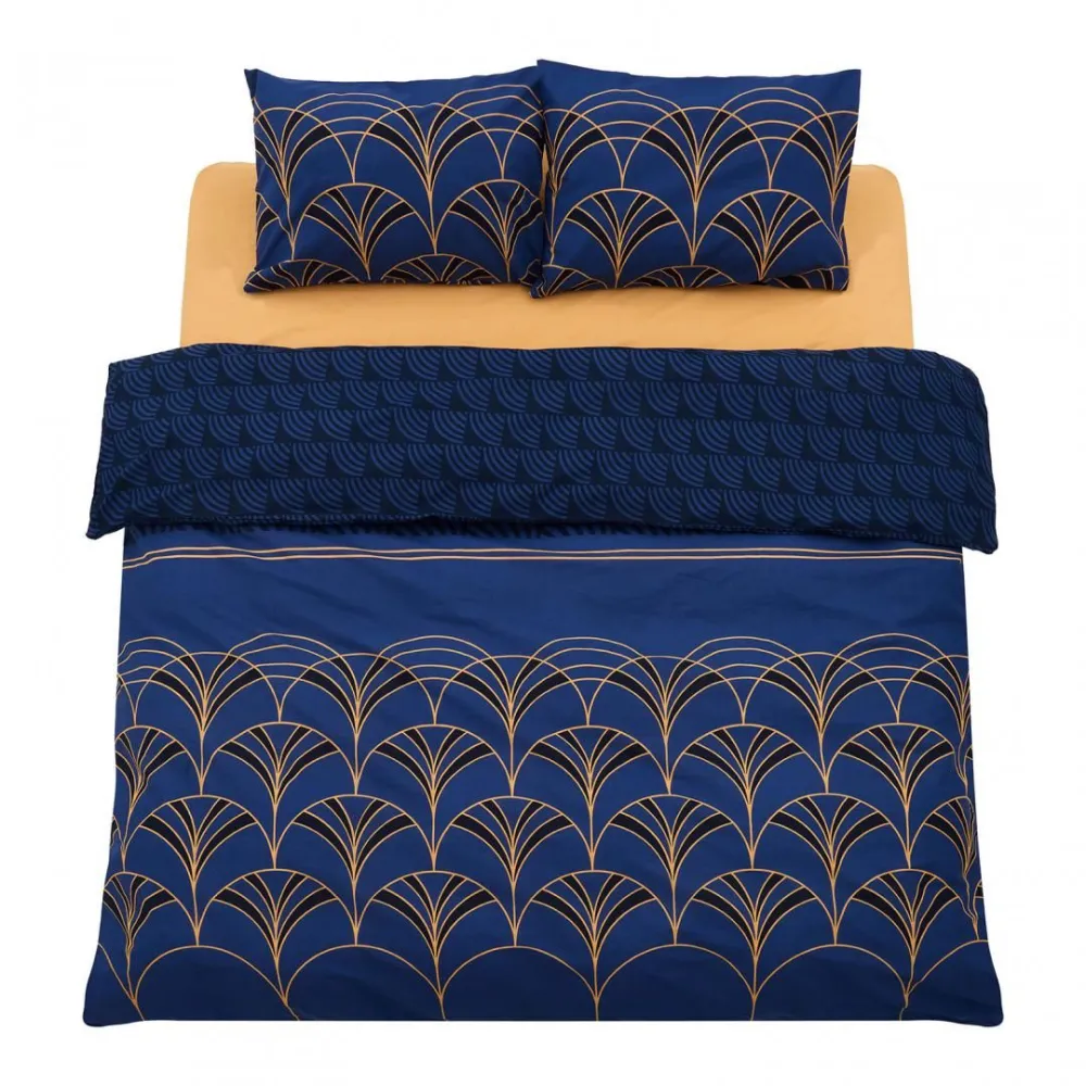 Lenjerie kingsize, bumbac,132 TC, Wave